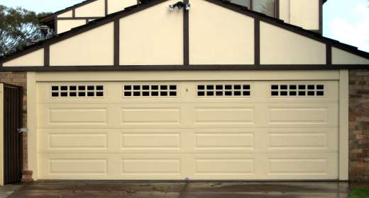 modern georgian garage door