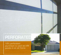 perforated roller door